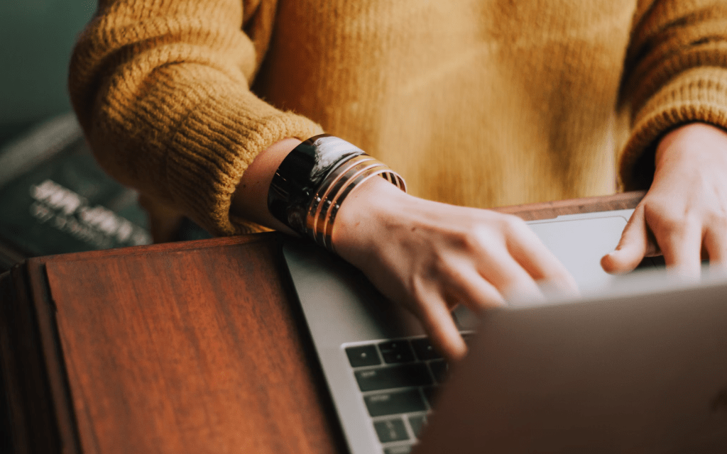 Woman working on a laptop. Christin Hume/Unsplash